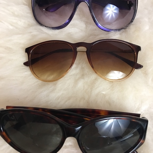 EUC 8 NO NAME SUNGLASSES & ALLIGATOR SKIN CASE - Picture 3 of 5